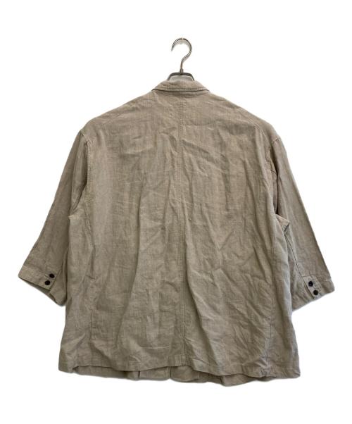 nest Robe（ネストローブ）nest Robe (ネストローブ) リネンジャケット ベージュ サイズ:Fの古着・服飾アイテム