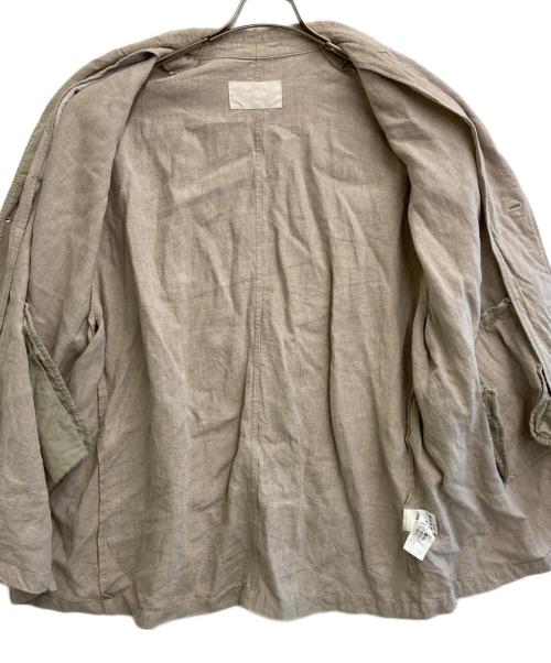nest Robe（ネストローブ）nest Robe (ネストローブ) リネンジャケット ベージュ サイズ:Fの古着・服飾アイテム