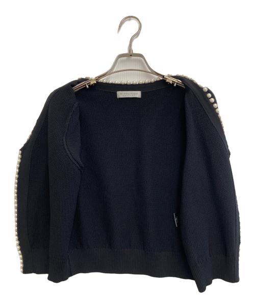 M-PREMIER（エムプルミエ）M-premier (エムプルミエ) ボレロカーディガン ブラック サイズ:36の古着・服飾アイテム