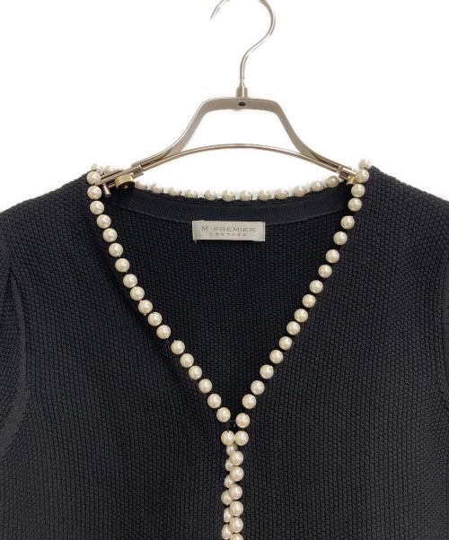 M-PREMIER（エムプルミエ）M-premier (エムプルミエ) ボレロカーディガン ブラック サイズ:36の古着・服飾アイテム