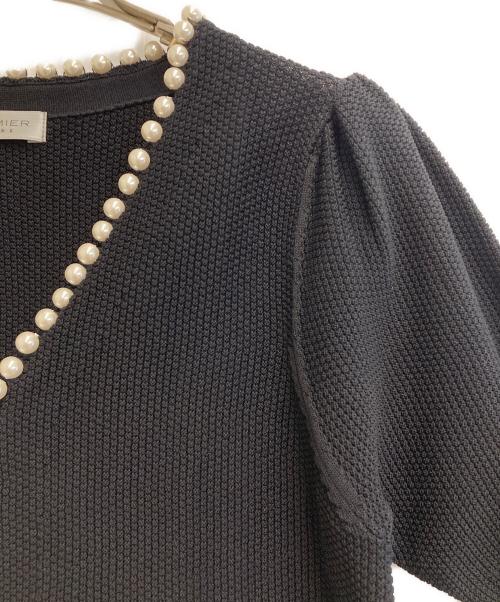 M-PREMIER（エムプルミエ）M-premier (エムプルミエ) ボレロカーディガン ブラック サイズ:36の古着・服飾アイテム