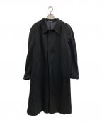 GIORGIO ARMANIジョルジョアルマーニ）の古着「アルパカ混ウールステンカラーコート」｜ブラック