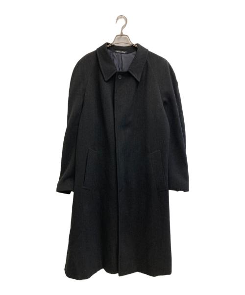 GIORGIO ARMANI（ジョルジョアルマーニ）GIORGIO ARMANI (ジョルジョアルマーニ) アルパカ混ウールステンカラーコート ブラック サイズ:-の古着・服飾アイテム