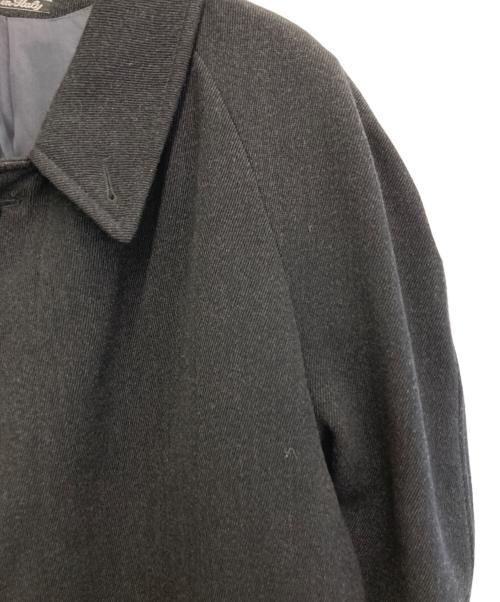 GIORGIO ARMANI（ジョルジョアルマーニ）GIORGIO ARMANI (ジョルジョアルマーニ) アルパカ混ウールステンカラーコート ブラック サイズ:-の古着・服飾アイテム