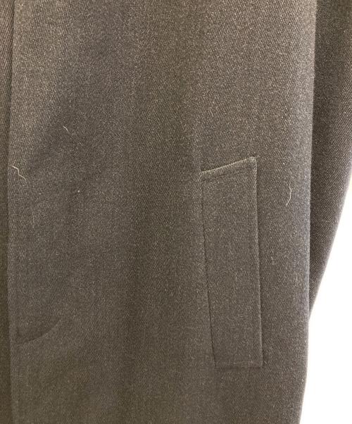 GIORGIO ARMANI（ジョルジョアルマーニ）GIORGIO ARMANI (ジョルジョアルマーニ) アルパカ混ウールステンカラーコート ブラック サイズ:-の古着・服飾アイテム