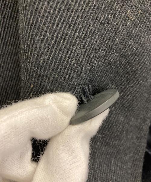 GIORGIO ARMANI（ジョルジョアルマーニ）GIORGIO ARMANI (ジョルジョアルマーニ) アルパカ混ウールステンカラーコート ブラック サイズ:-の古着・服飾アイテム