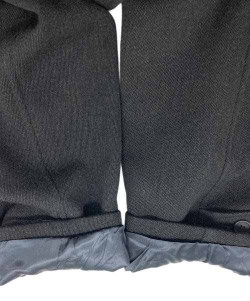 GIORGIO ARMANI（ジョルジョアルマーニ）GIORGIO ARMANI (ジョルジョアルマーニ) アルパカ混ウールステンカラーコート ブラック サイズ:-の古着・服飾アイテム