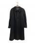 GIORGIO ARMANI（ジョルジョアルマーニ）の古着「アルパカ混ウールステンカラーコート」｜ブラック