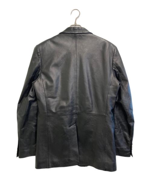 DOLCE & GABBANA（ドルチェ＆ガッバーナ）DOLCE & GABBANA (ドルチェ＆ガッバーナ) レザージャケット ブラック サイズ:Sの古着・服飾アイテム