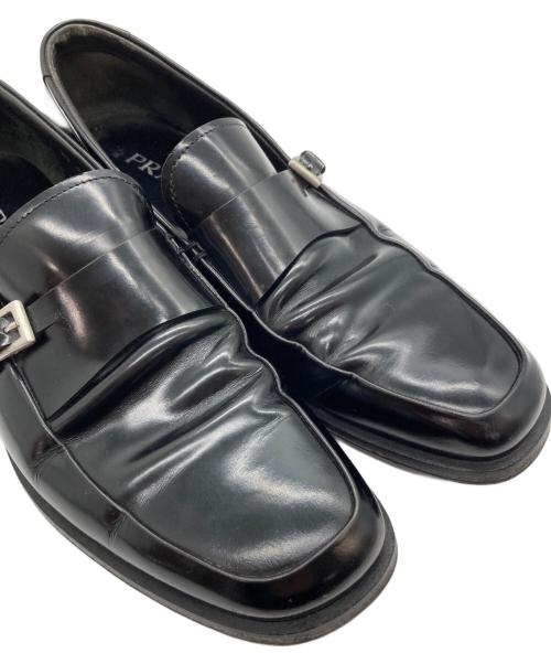 PRADA（プラダ）PRADA (プラダ) ローファー ブラック サイズ:SIZE 8の古着・服飾アイテム