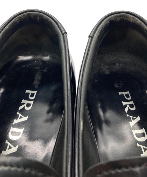 PRADA（プラダ）PRADA (プラダ) ローファー ブラック サイズ:SIZE 8の古着・服飾アイテム