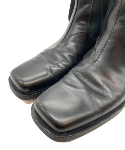 DOLCE & GABBANA（ドルチェ＆ガッバーナ）DOLCE & GABBANA (ドルチェ＆ガッバーナ) サイドゴアブーツ ブラック サイズ:8の古着・服飾アイテム