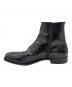 中古・古着 PRADA (プラダ) スクエアトゥサイドジップブーツ ブラック サイズ:SIZE 9：25000円