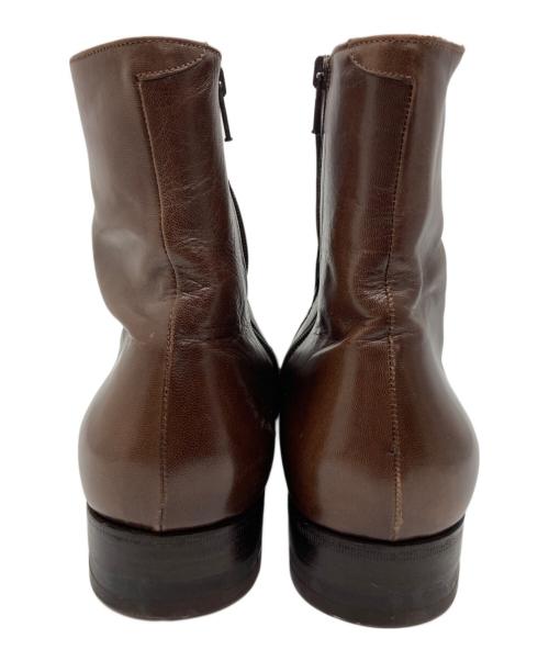 PRADA（プラダ）PRADA (プラダ) サイドジップブーツ ブラウン サイズ:SIZE 8の古着・服飾アイテム