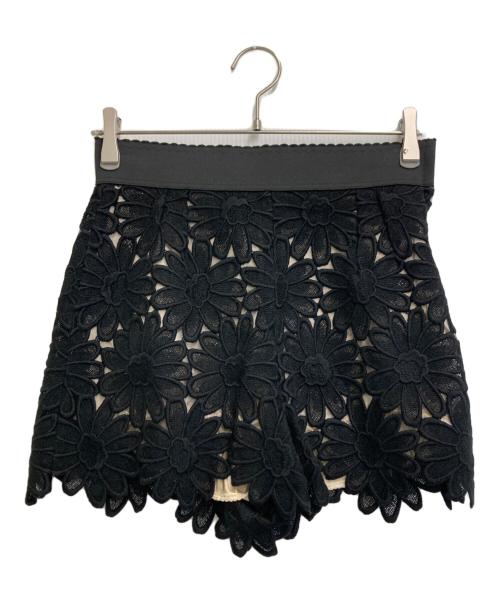 DOLCE & GABBANA（ドルチェ＆ガッバーナ）DOLCE & GABBANA (ドルチェ＆ガッバーナ) レーススカート ブラック サイズ:40の古着・服飾アイテム