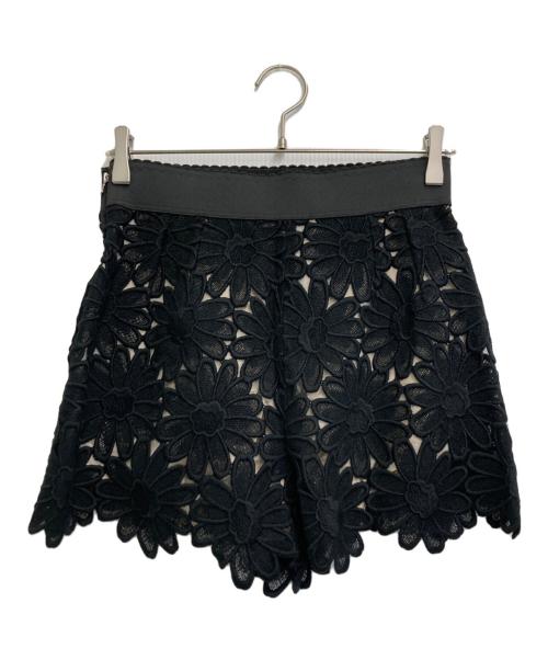 DOLCE & GABBANA（ドルチェ＆ガッバーナ）DOLCE & GABBANA (ドルチェ＆ガッバーナ) レーススカート ブラック サイズ:40の古着・服飾アイテム