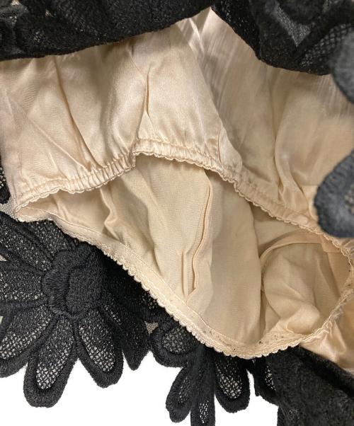 DOLCE & GABBANA（ドルチェ＆ガッバーナ）DOLCE & GABBANA (ドルチェ＆ガッバーナ) レーススカート ブラック サイズ:40の古着・服飾アイテム