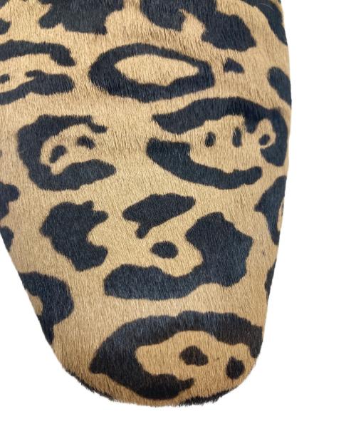 JIMMY CHOO（ジミーチュウ）JIMMY CHOO (ジミーチュウ) レオパード柄スリッポン ブラウン サイズ:SIZE 23cmの古着・服飾アイテム