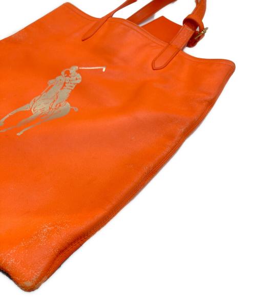 RALPH LAUREN（ラルフローレン）RALPH LAUREN (ラルフローレン) トートバッグ オレンジの古着・服飾アイテム