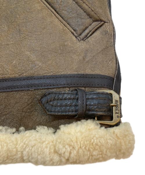 AVIREX（アヴィレックス）AVIREX (アヴィレックス) TYPE-B3ムートン フライトジャケット ブラウン サイズ:SIZE 38の古着・服飾アイテム