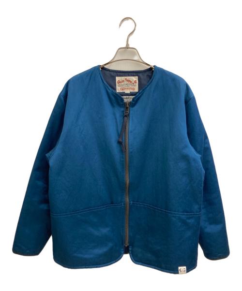 CALEE SUPPLY（キャリー）CALEE SUPPLY (キャリー) Satin insulation jacket ブルー サイズ:Mの古着・服飾アイテム