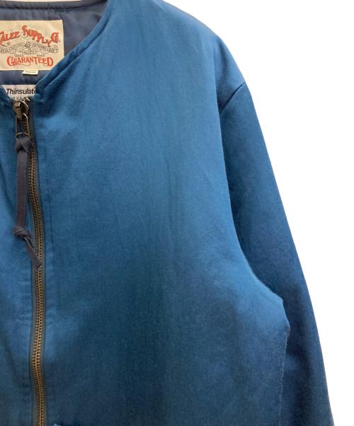 CALEE SUPPLY（キャリー）CALEE SUPPLY (キャリー) Satin insulation jacket ブルー サイズ:Mの古着・服飾アイテム