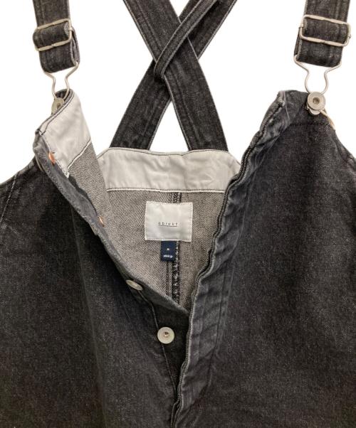 oblekt（オブレクト）oblekt (オブレクト) デニムオーバーオール ブラック サイズ:M 未使用品の古着・服飾アイテム