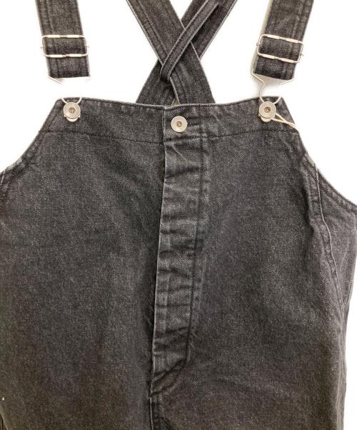 oblekt（オブレクト）oblekt (オブレクト) デニムオーバーオール ブラック サイズ:M 未使用品の古着・服飾アイテム