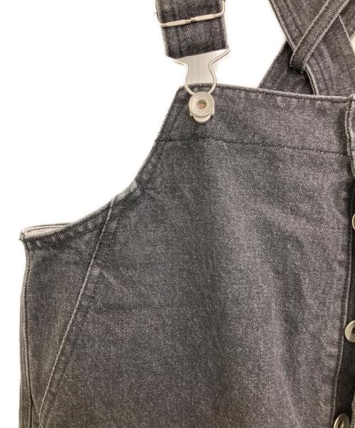 oblekt（オブレクト）oblekt (オブレクト) デニムオーバーオール ブラック サイズ:M 未使用品の古着・服飾アイテム