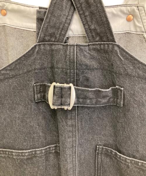 oblekt（オブレクト）oblekt (オブレクト) デニムオーバーオール ブラック サイズ:M 未使用品の古着・服飾アイテム