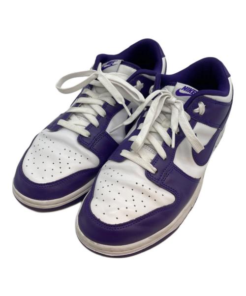 NIKE（ナイキ）NIKE (ナイキ) スニーカー ホワイト×パープル サイズ:SIZE 28.5cmの古着・服飾アイテム