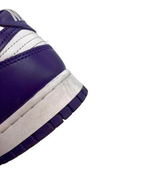 NIKE（ナイキ）NIKE (ナイキ) スニーカー ホワイト×パープル サイズ:SIZE 28.5cmの古着・服飾アイテム