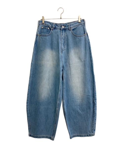 yhone（ヨーン）yhone (ヨーン) ワイドデニムパンツ ブルー サイズ:32の古着・服飾アイテム
