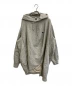 Champion REVERSE WEAVE×ANREALAGEチャンピオン リバース ウィーブ×アンリアレイジ）の古着「パーカー」｜グレー
