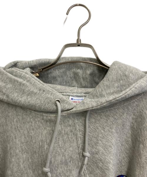 Champion REVERSE WEAVE（チャンピオン リバース ウィーブ）Champion REVERSE WEAVE (チャンピオン リバース ウィーブ) ANREALAGE (アンリアレイジ) パーカー グレー サイズ:Lの古着・服飾アイテム