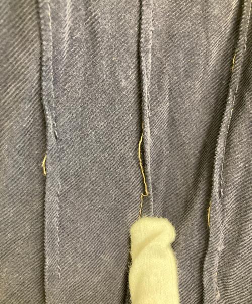 MARITHE+FRANCOIS GIRBAUD（マリテフランソワジルボー）MARITHE+FRANCOIS GIRBAUD (マリテフランソワジルボー) デザインスカート ネイビー サイズ:Lの古着・服飾アイテム