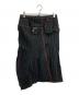 MARITHE+FRANCOIS GIRBAUD (マリテフランソワジルボー) デザインスカート ブラック サイズ:L：8000円