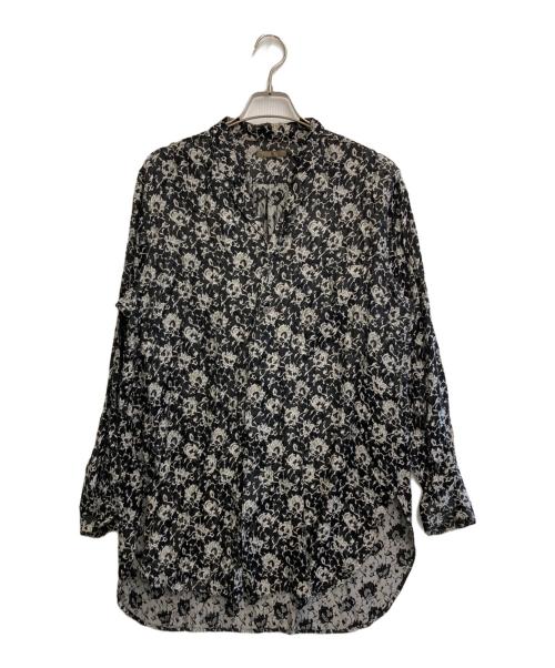 Y's（ワイズ）Y's (ワイズ) 花柄シャツ ブラック×グレー サイズ:-の古着・服飾アイテム