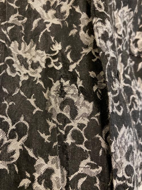 Y's（ワイズ）Y's (ワイズ) 花柄シャツ ブラック×グレー サイズ:-の古着・服飾アイテム