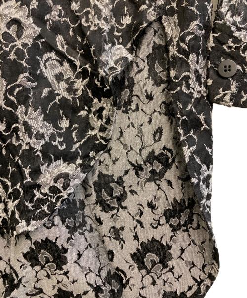 Y's（ワイズ）Y's (ワイズ) 花柄シャツ ブラック×グレー サイズ:-の古着・服飾アイテム