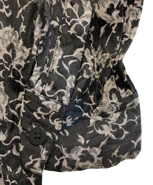 Y's（ワイズ）Y's (ワイズ) 花柄シャツ ブラック×グレー サイズ:-の古着・服飾アイテム