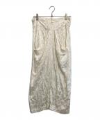Y'sワイズ）の古着「ロングスカート」｜ホワイト