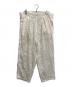 Y's（ワイズ）の古着「クロップドパンツ」｜ホワイト