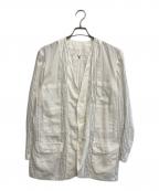 Y'sワイズ）の古着「シャツジャケット」｜ホワイト