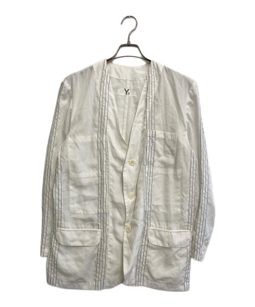 Y's（ワイズ）Y's (ワイズ) シャツジャケット ホワイト サイズ:-の古着・服飾アイテム