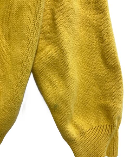 SUPREME（シュプリーム）SUPREME (シュプリーム) Logo Repeat Sweater グリーン×イエロー サイズ:Mの古着・服飾アイテム