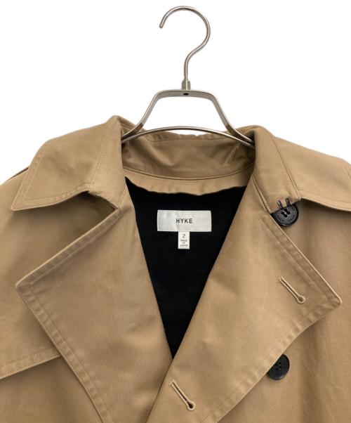 HYKE（ハイク）HYKE (ハイク) BIG FITトレンチコート ベージュ サイズ:2の古着・服飾アイテム