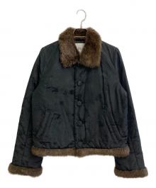 I.S.sunao kuwahara（アイエス スナオクワハラ）の古着「ファージャケット」｜ブラック