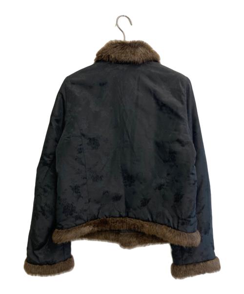 I.S.sunao kuwahara（アイエス スナオクワハラ）I.S.sunao kuwahara (アイエス スナオクワハラ) ファージャケット ブラック サイズ:SIZE Mの古着・服飾アイテム