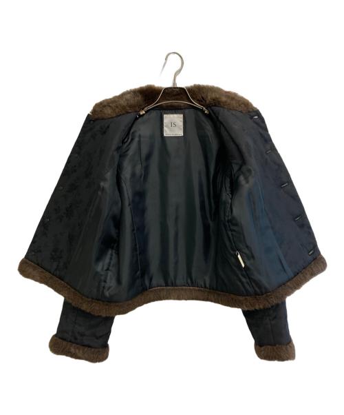 I.S.sunao kuwahara（アイエス スナオクワハラ）I.S.sunao kuwahara (アイエス スナオクワハラ) ファージャケット ブラック サイズ:SIZE Mの古着・服飾アイテム